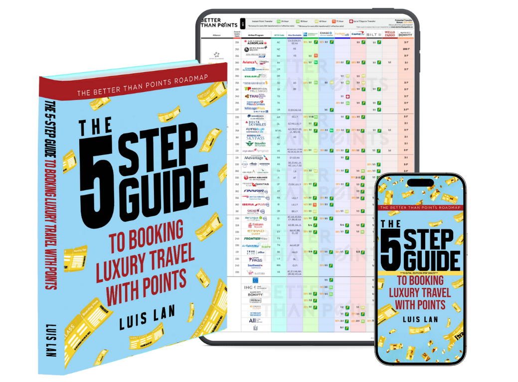 The 5 Step Guide to Booking Luxury Travel with Points: The Better Than Points Roadmap (PRINT & DIGITAL & AUDIO)