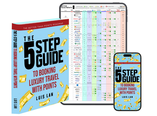 The 5 Step Guide to Booking Luxury Travel with Points: The Better Than Points Roadmap (PRINT & DIGITAL)
